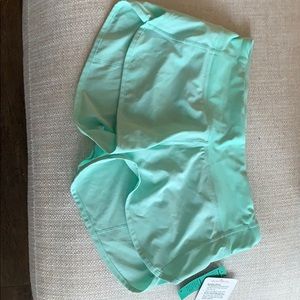 Lululemon speed short. Old version. Mint green.